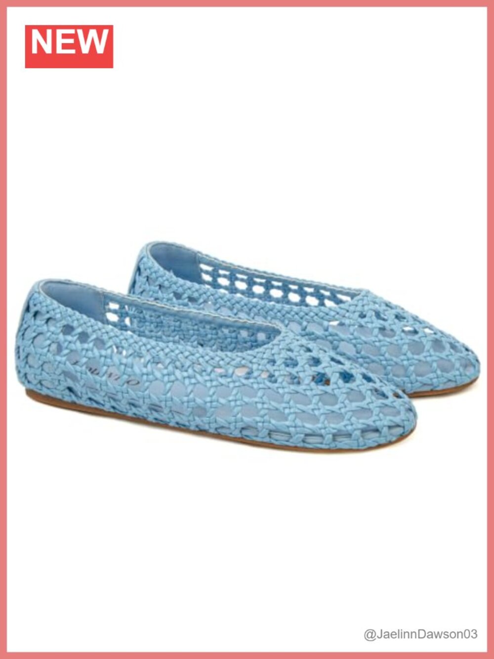 Woven Ballet Flats for Women Slip On Round Toe Comfortable Office Mesh